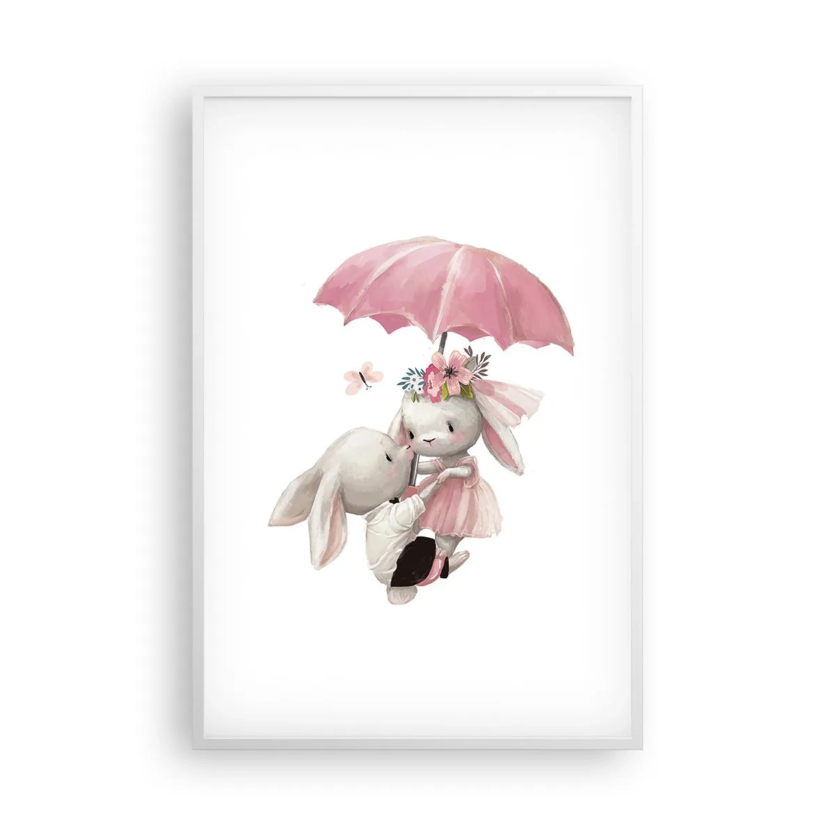 Plagát v bielom ráme - To je láska - 61x91 cm