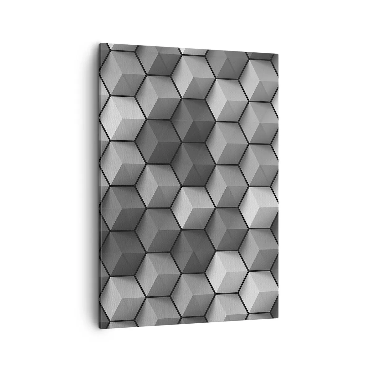 Obraz na plátne - Kubistické puzzle - 50x70 cm