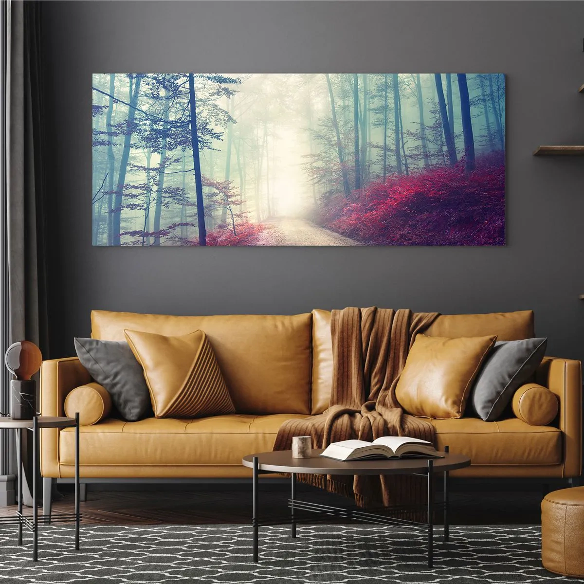 Obraz na skle - Je dobre vstať s východom slnka - 120x50 cm