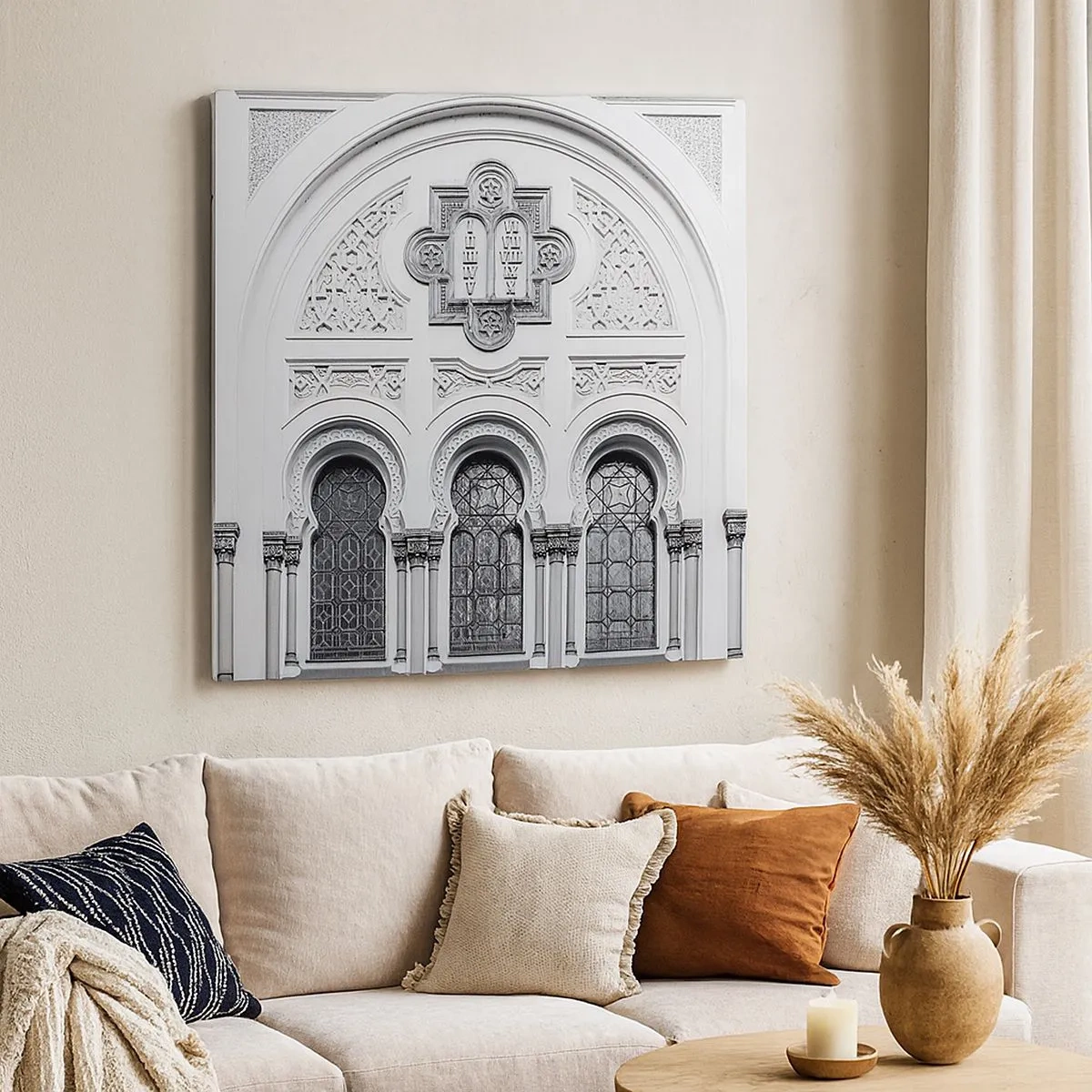 Obraz na plátne - Na pomedzí kultúr - 30x30 cm