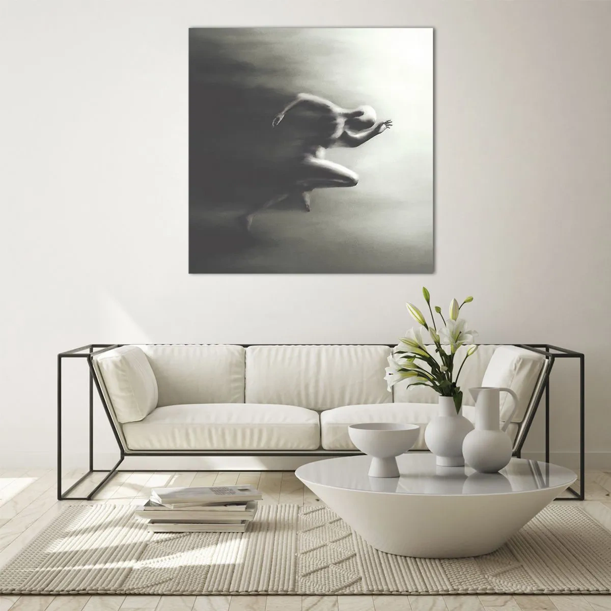 Obraz na skle - Nezastaviteľný - 70x70 cm