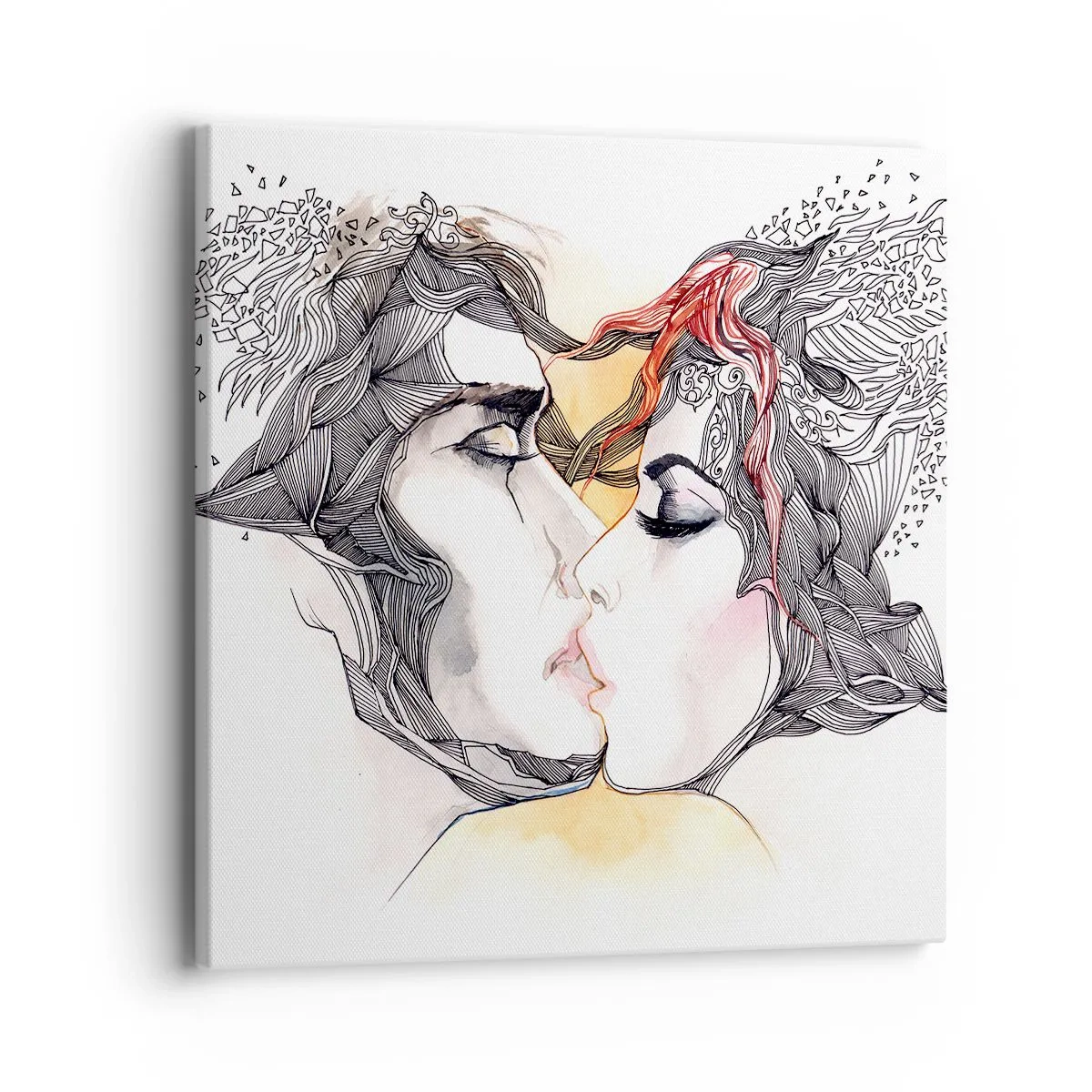 Obraz na plátne - Svet neexistuje - 40x40 cm