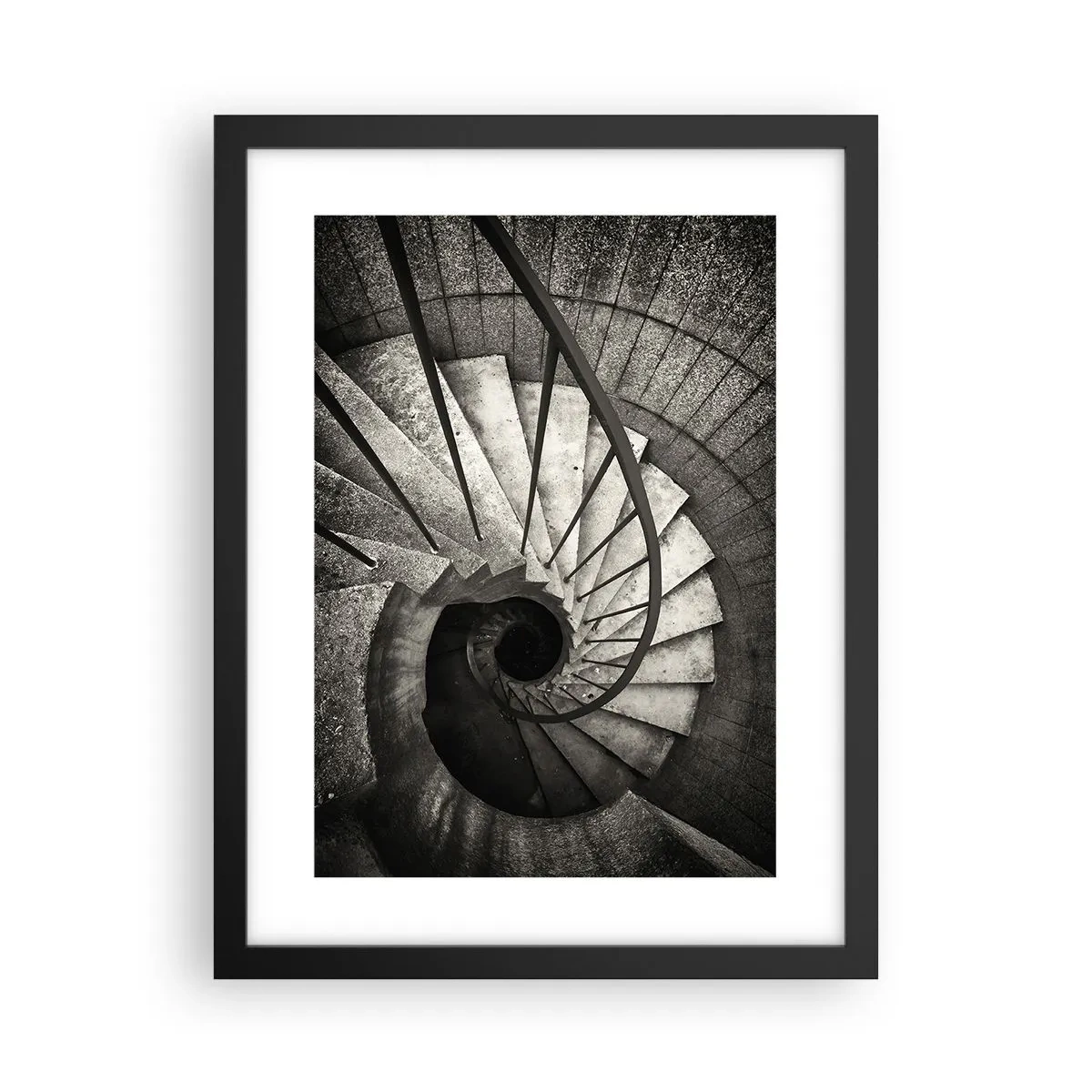 Plagát v čiernom ráme - Hore po schodoch, dole po schodoch - 30x40 cm