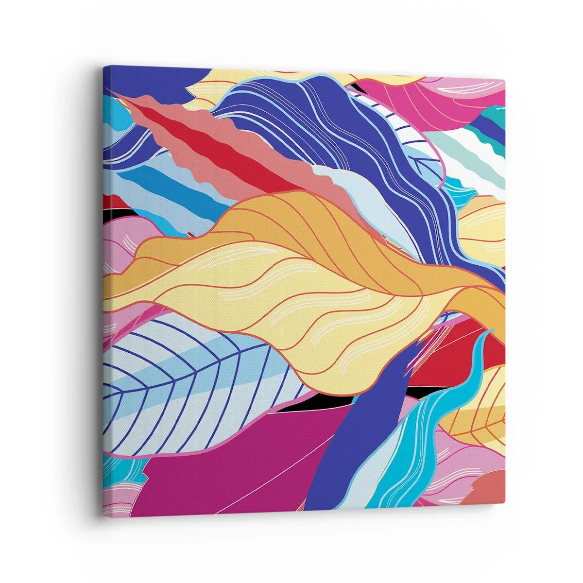 Obraz na plátne - Farebný neporiadok - 30x30 cm