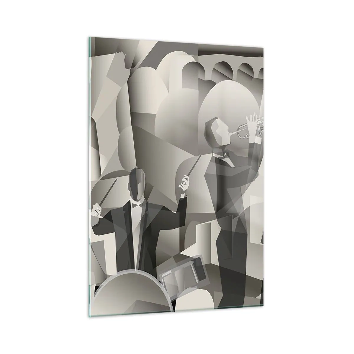 Obraz na skle - V priestore zvukov - 50x70 cm