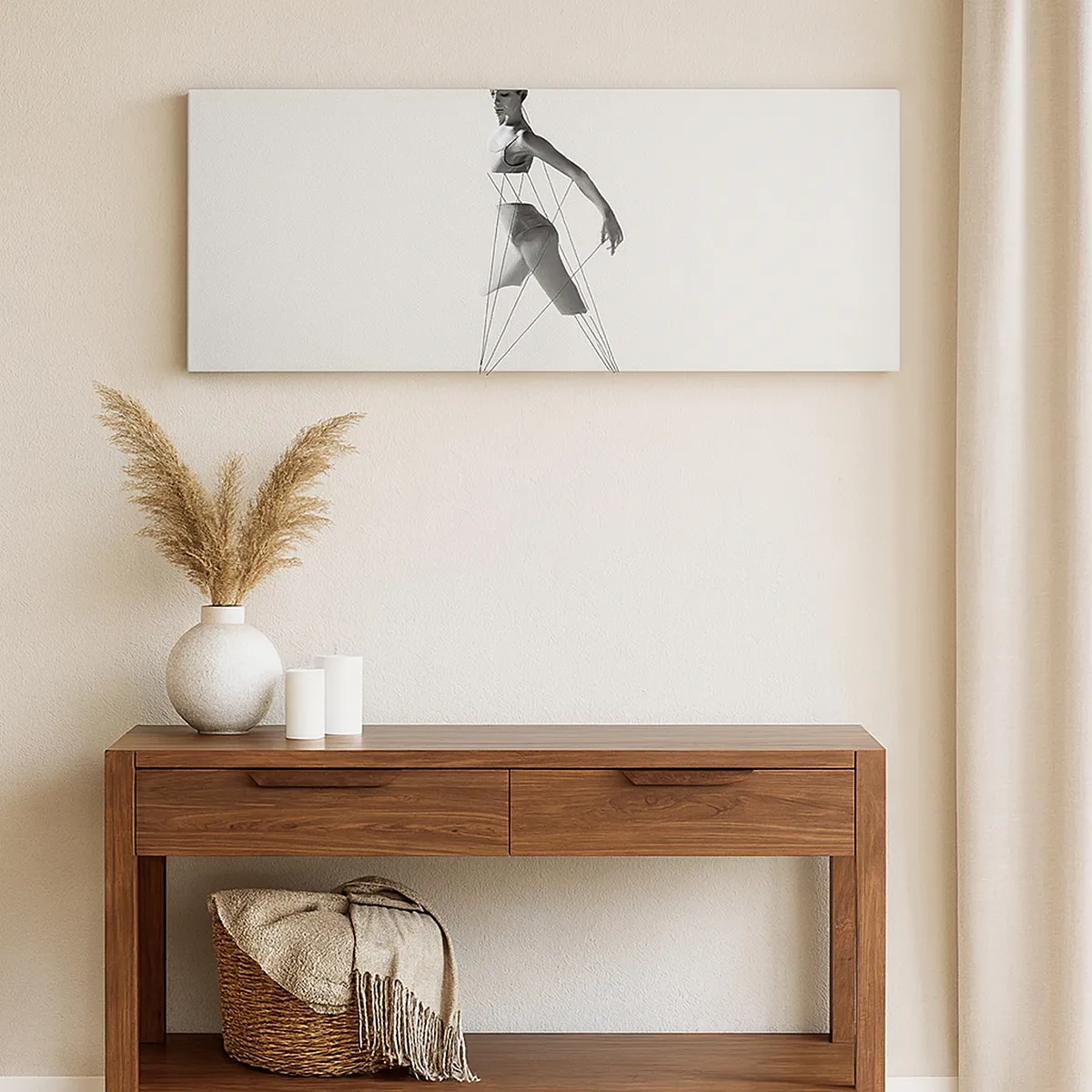 Obraz na plátne - V divadle sveta - 30x30 cm