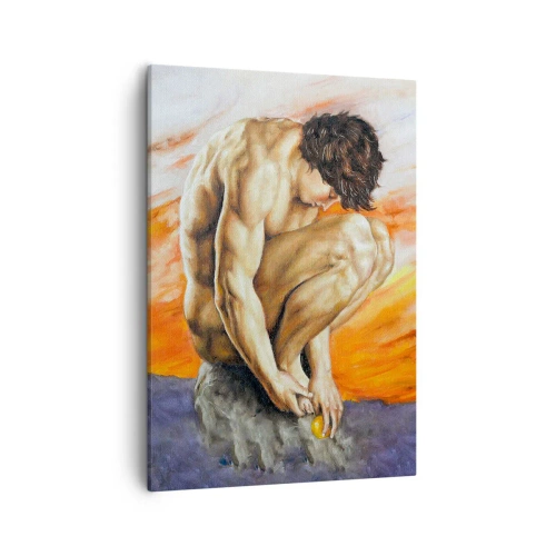 Obraz na plátne - Ponorený do seba - 50x70 cm