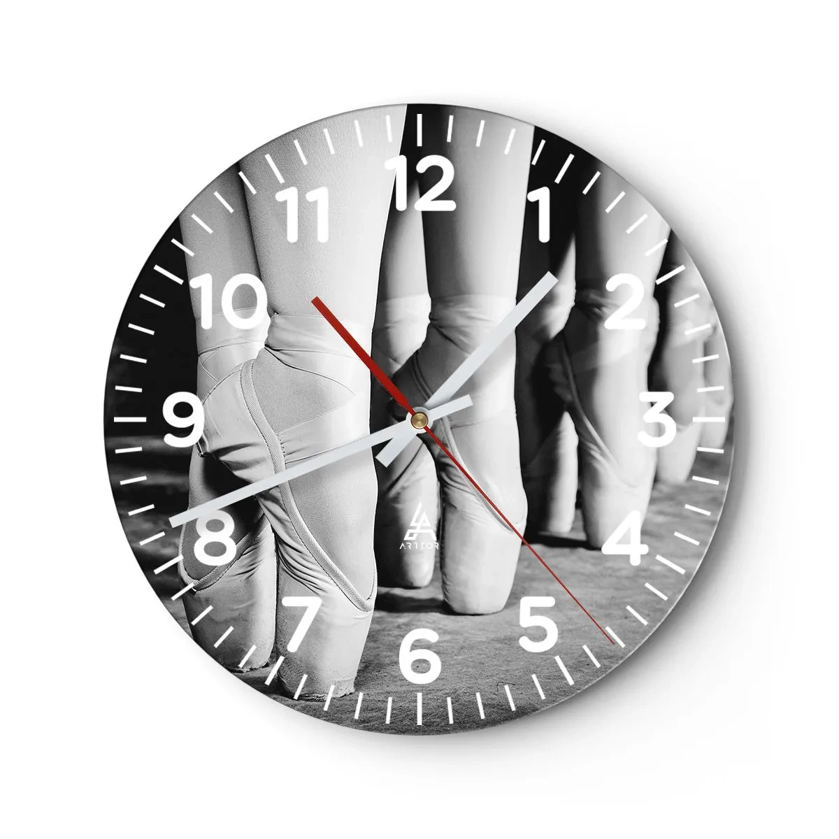 Nástenné hodiny - Spoločne, ľahko - 30x30 cm