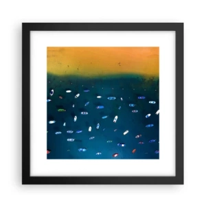 Plagát v čiernom ráme - Prázdninová hra - 30x30 cm