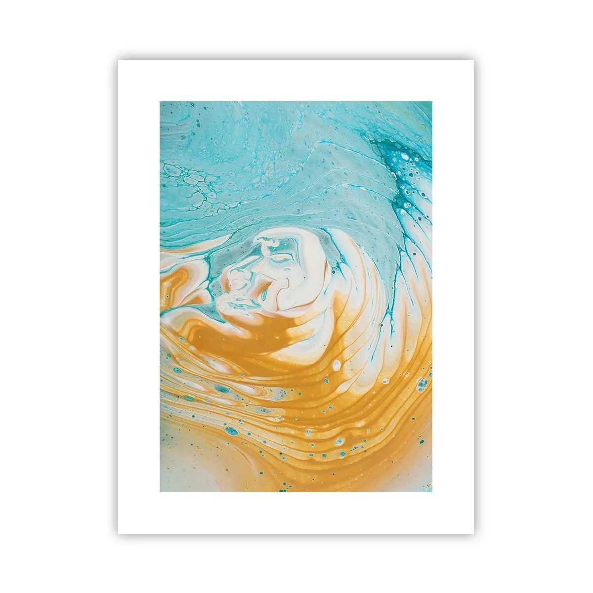 Plagát - Pastelový vír - 30x40 cm