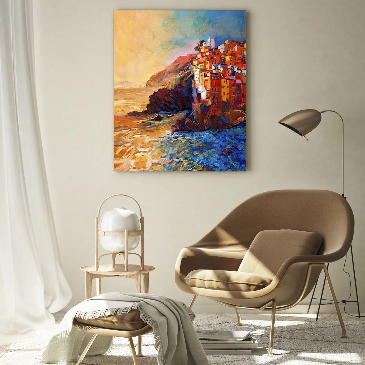 Obraz na skle - Taliansky nádych - 50x70 cm