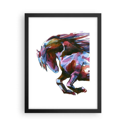 Plagát v čiernom ráme - Nadšenie - 30x40 cm