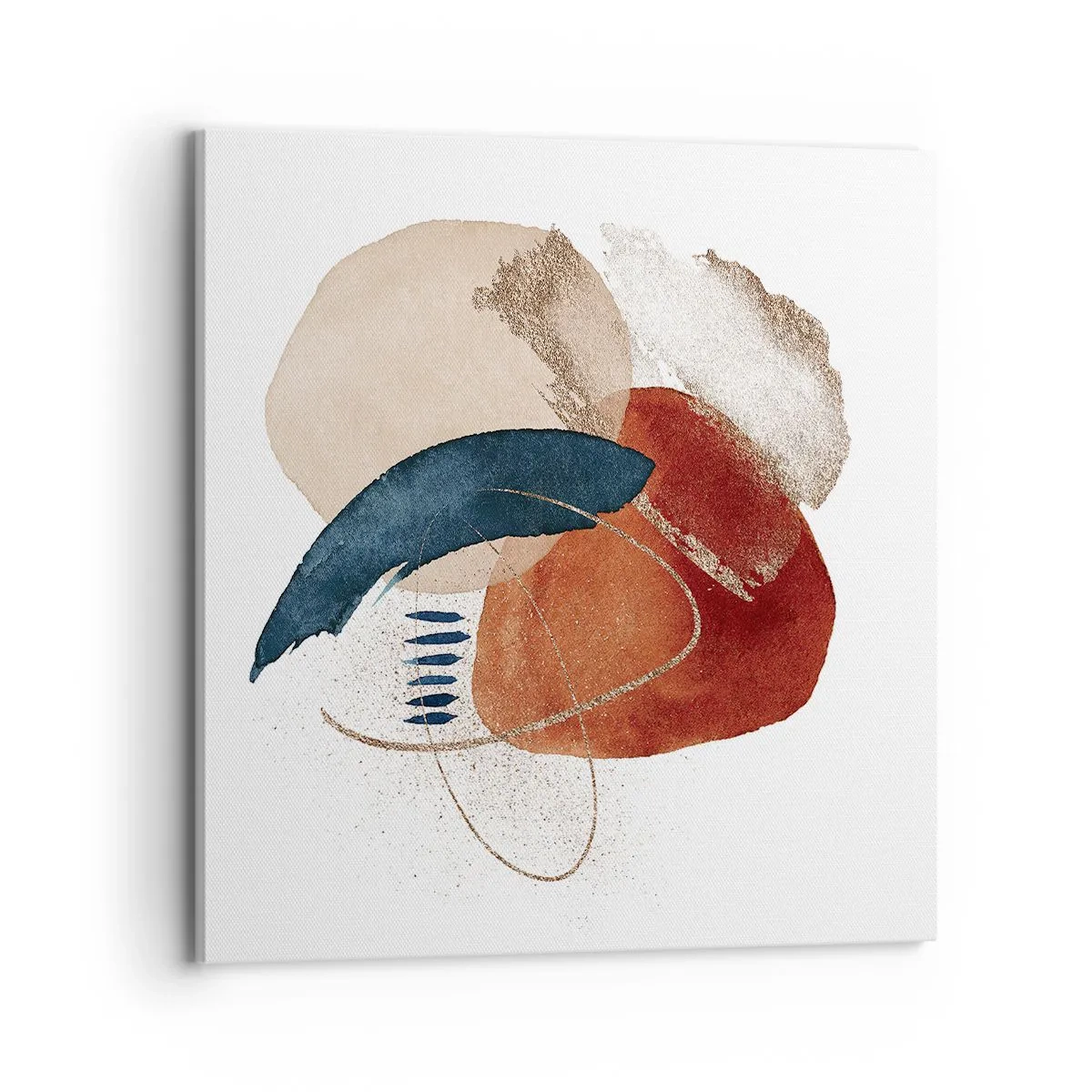 Obraz na plátne - Oválna kompozícia - 70x70 cm