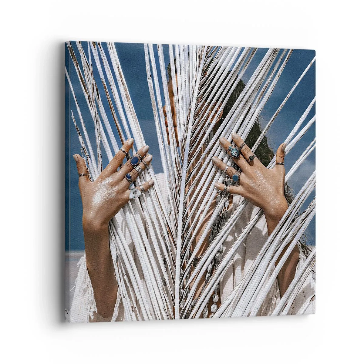 Obraz na plátne - Šamanové dievča? - 40x40 cm