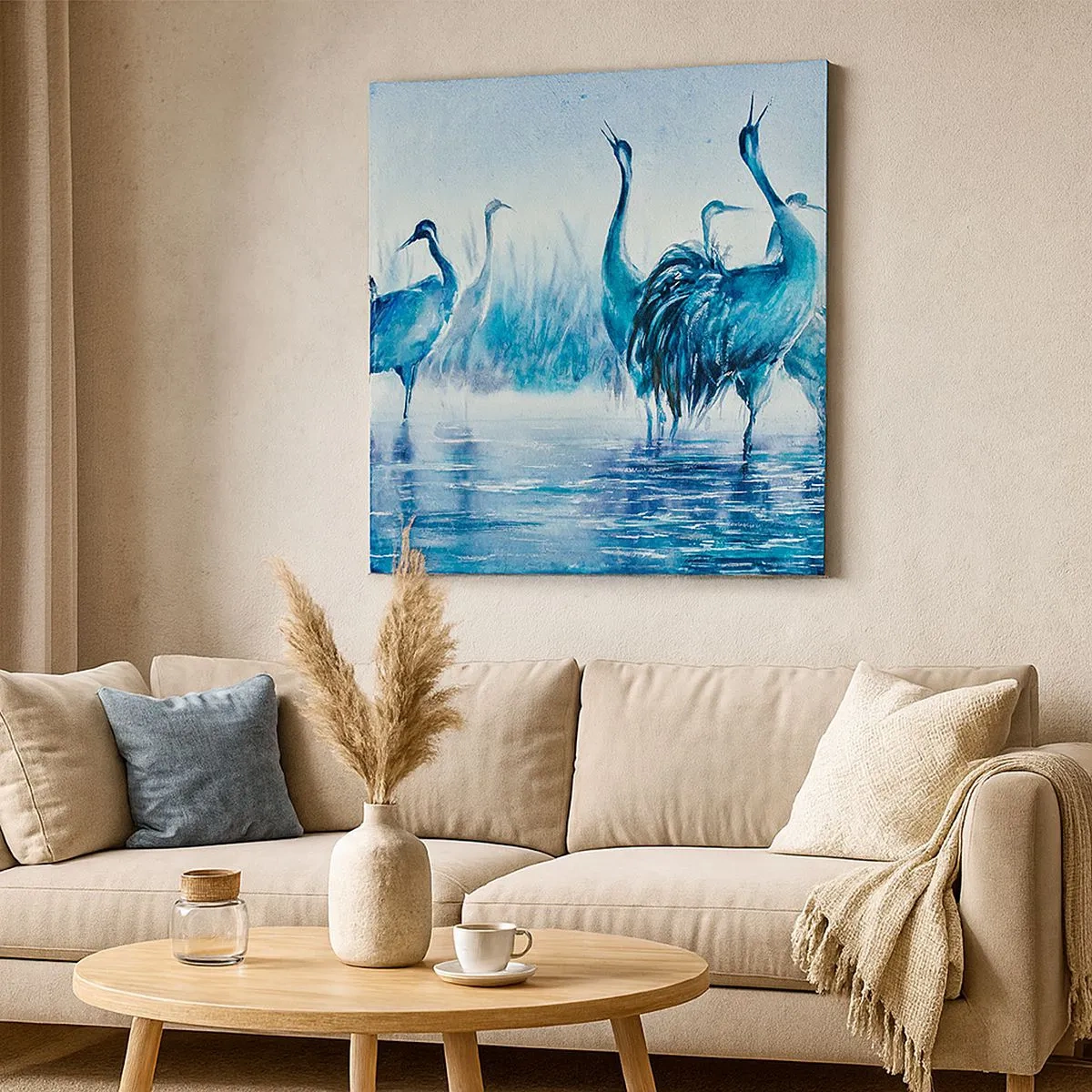 Obraz na plátne - Ranné stretnutie - 30x30 cm