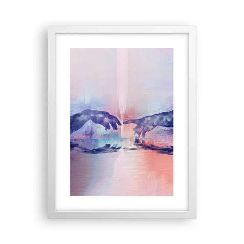 Plagát v bielom ráme - Božská iskra života - 30x40 cm