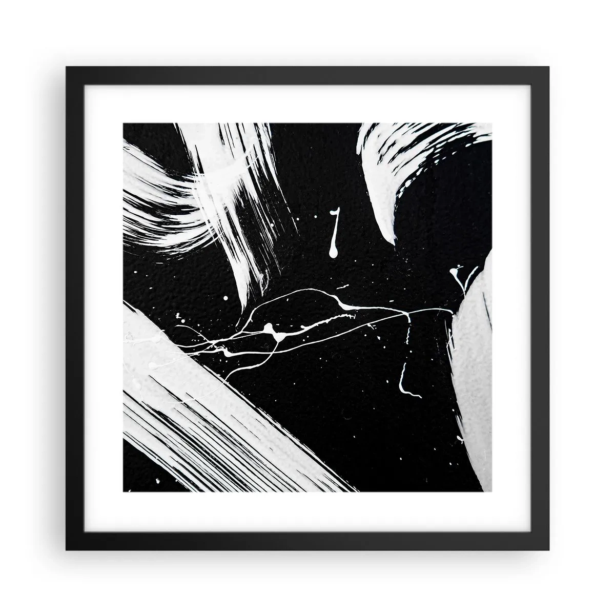 Plagát v čiernom ráme - Prelomiť temnotu - 40x40 cm