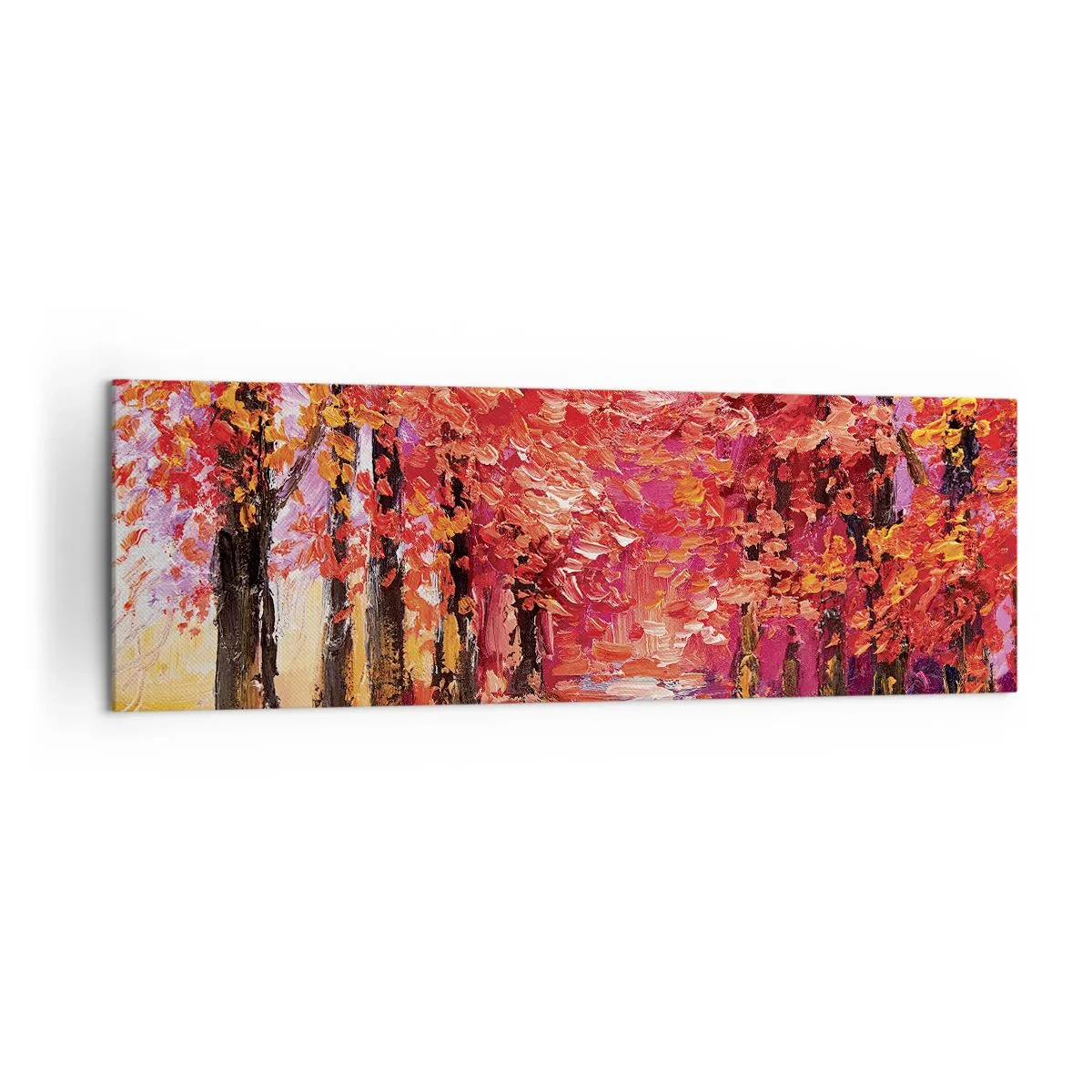 Obraz na plátne - Jesenná impresia - 160x50 cm