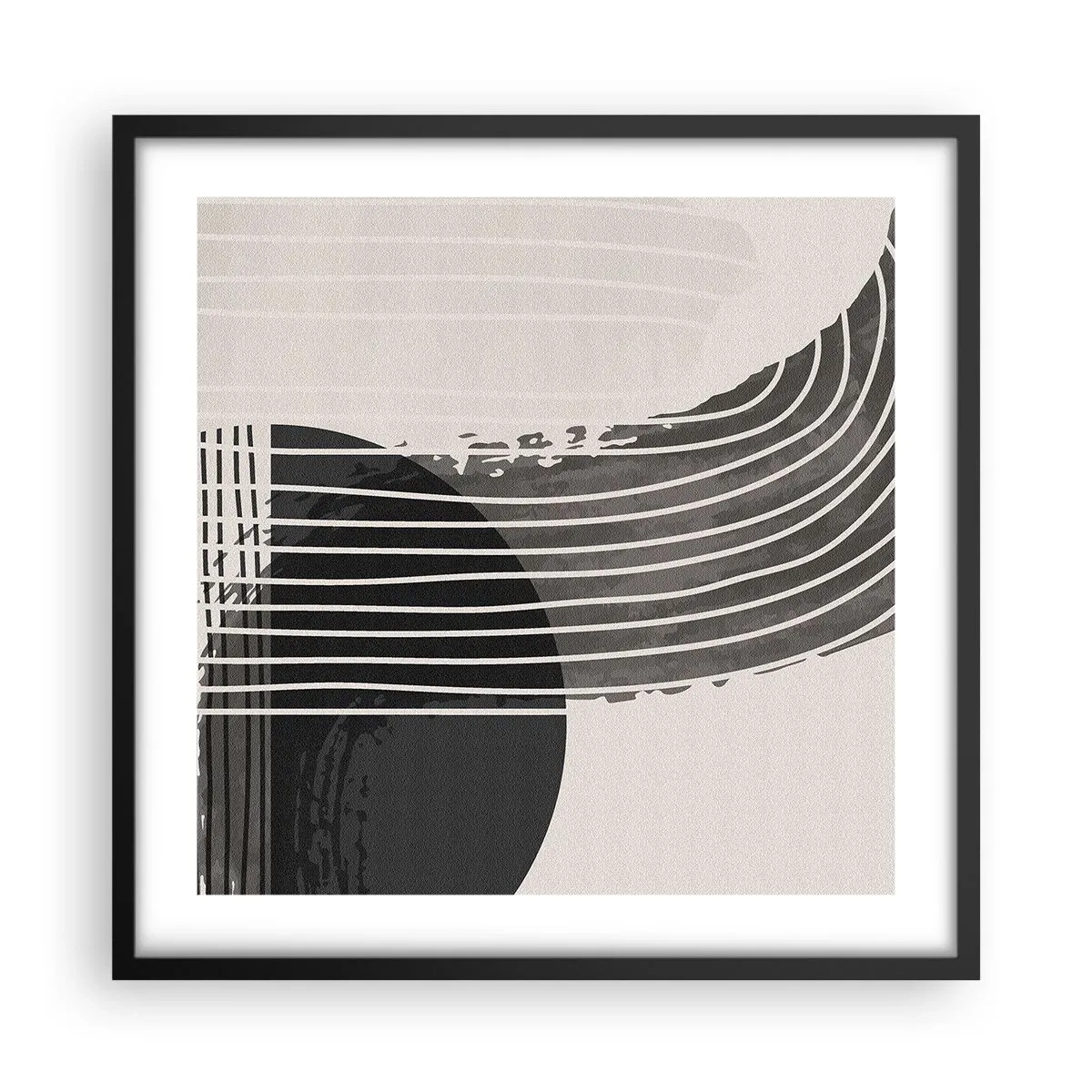 Plagát v čiernom ráme - Tam a späť - 50x50 cm