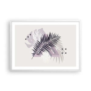 Plagát v bielom ráme - Tieň tieňa - 70x50 cm