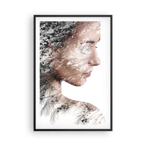 Plagát v čiernom ráme - Duch lesa - 61x91 cm