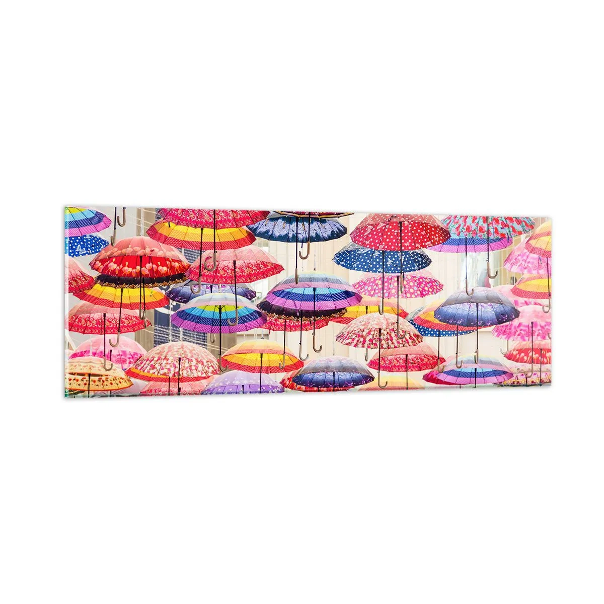 Obraz na skle - Mestská lúka - 90x30 cm