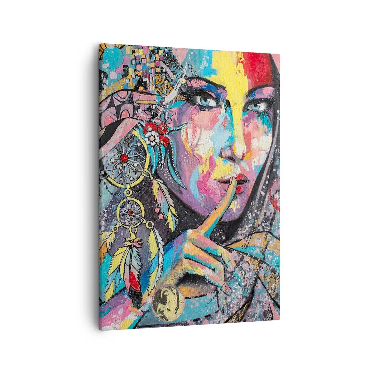 Obraz na plátne - Mlč, než pochopíš - 50x70 cm