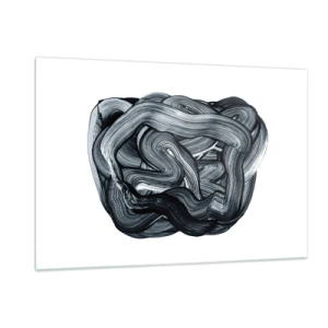 Obraz na skle - Nie je to tak jednoduché - 120x80 cm