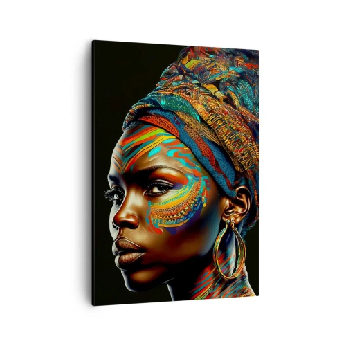 Obraz na plátne - Africká kráľovná - 50x70 cm