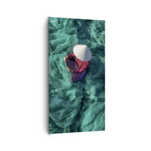 Obraz na plátne - V mori sietí - 65x120 cm
