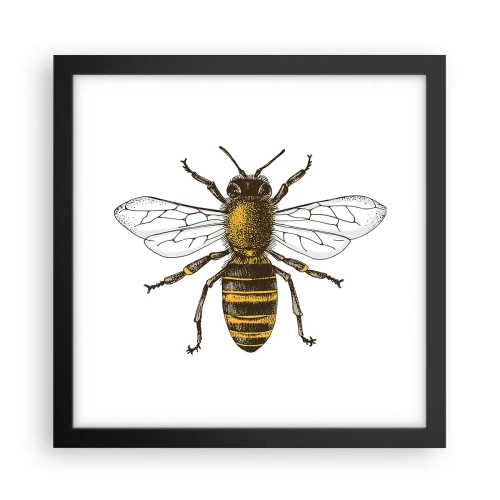 Plagát v čiernom ráme - Krásna a dobrá - 30x30 cm