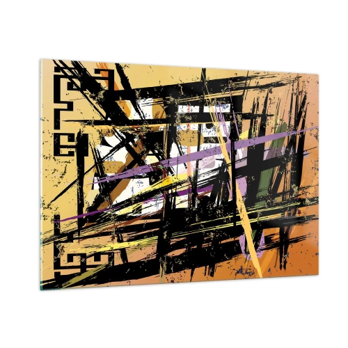 Obraz na skle - Ostrý rez - 100x70 cm