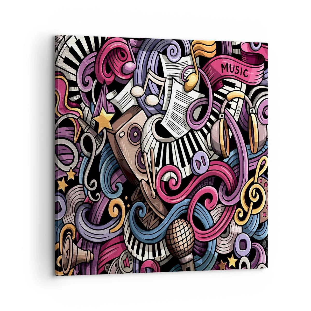 Obraz na plátne - Komplikovaná melódia - 60x60 cm