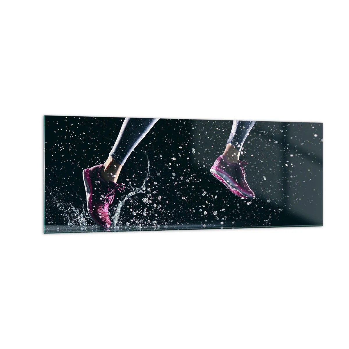 Obraz na skle - Bež ako vietor - 140x50 cm