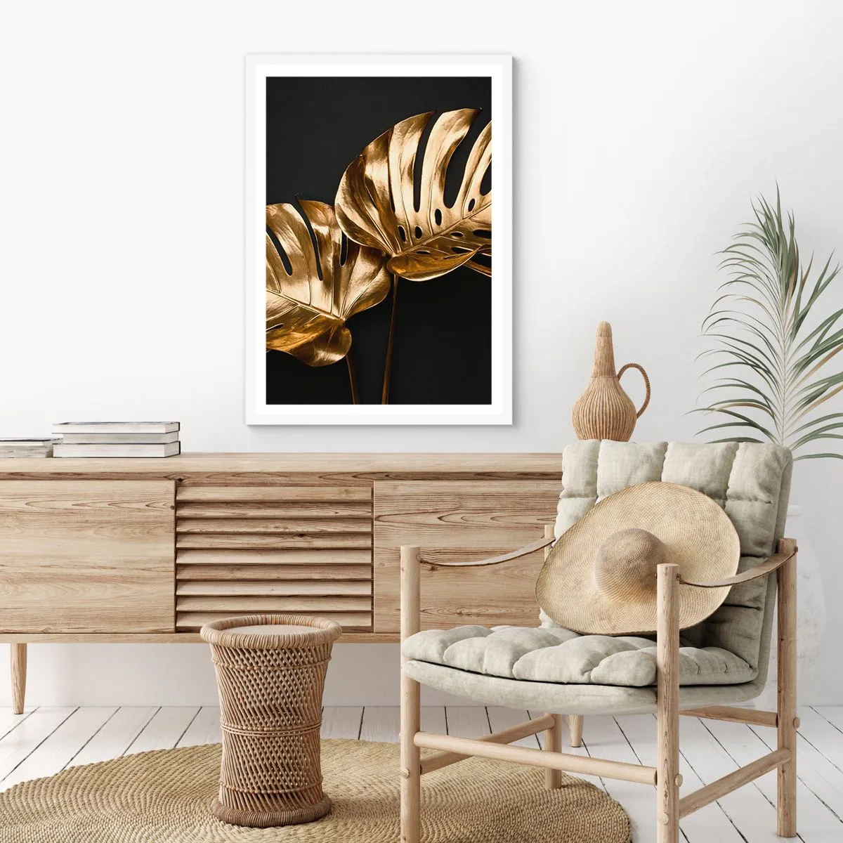 Plagát v bielom ráme - Poklady prírody - 70x100 cm