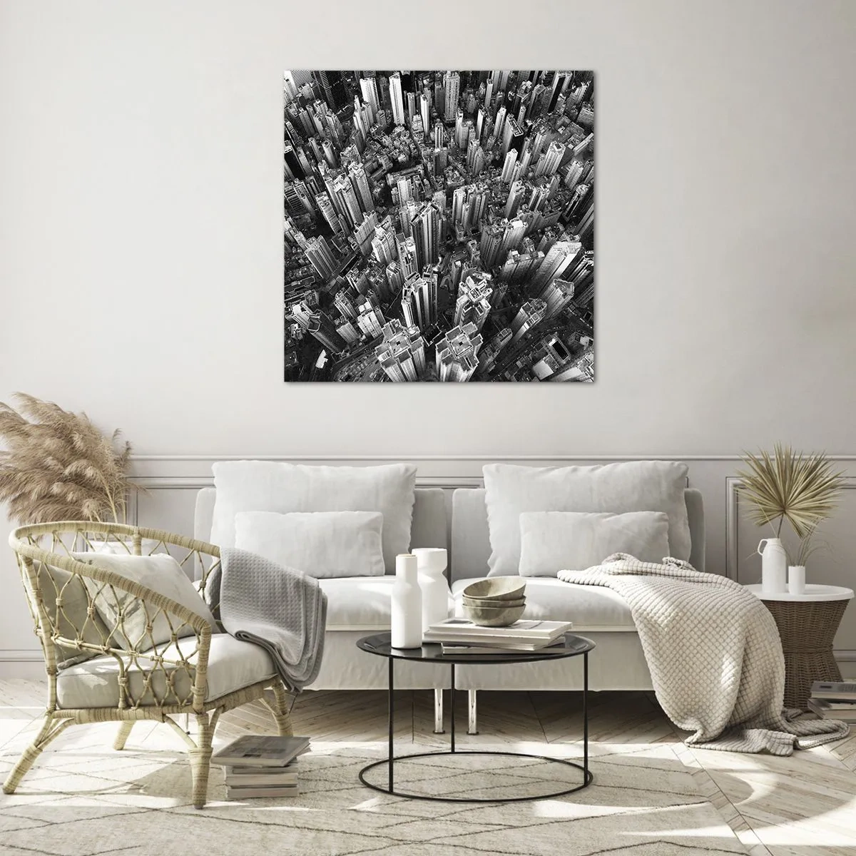 Obraz na skle - Stále vyššie a vyššie - 60x60 cm