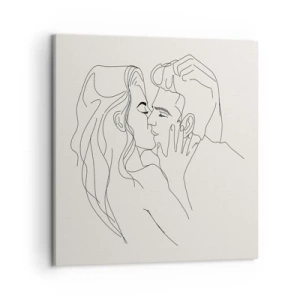 Obraz na plátne - Zamotaní citom - 50x50 cm