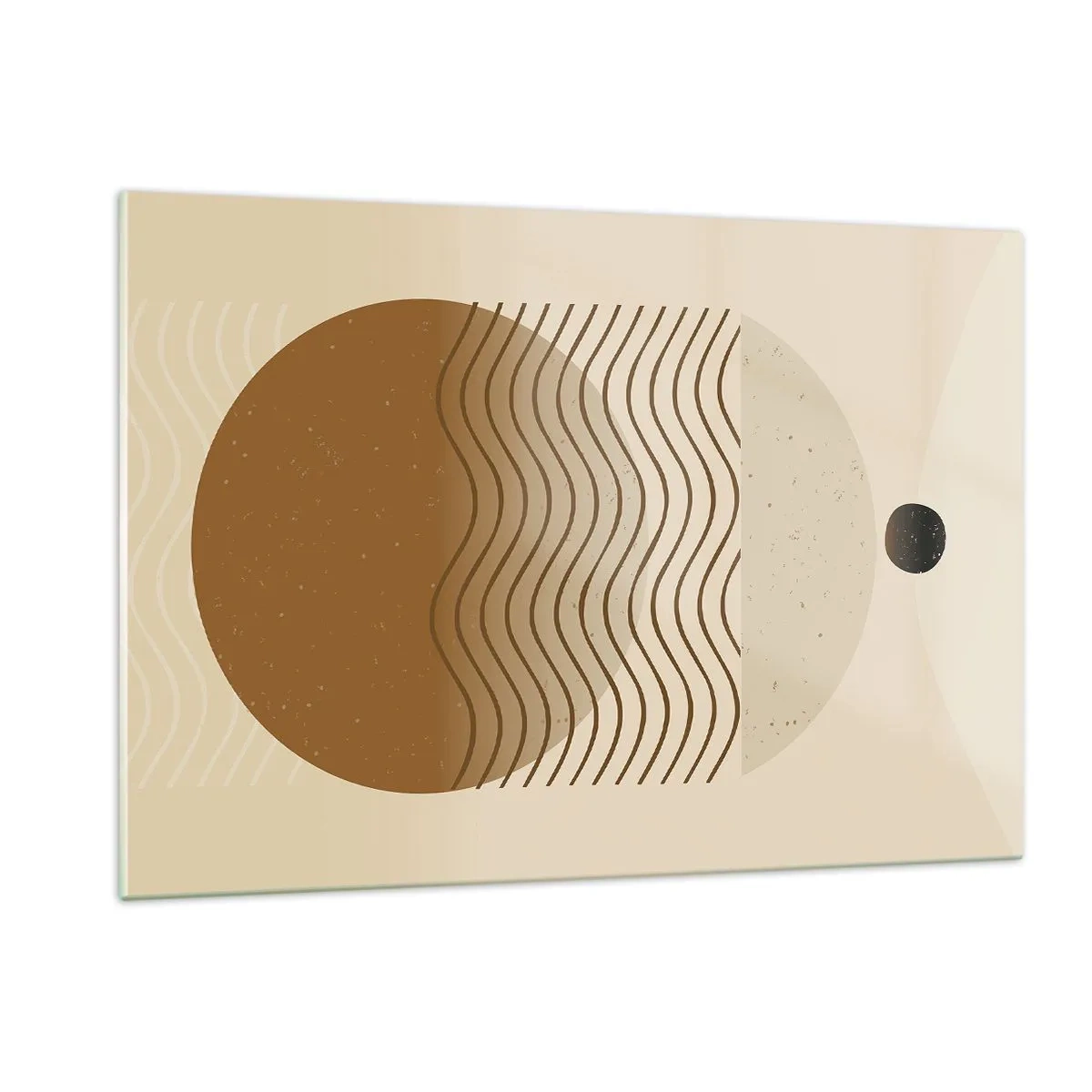 Obraz na skle - O pôvode geometrických obrazcov - 120x80 cm