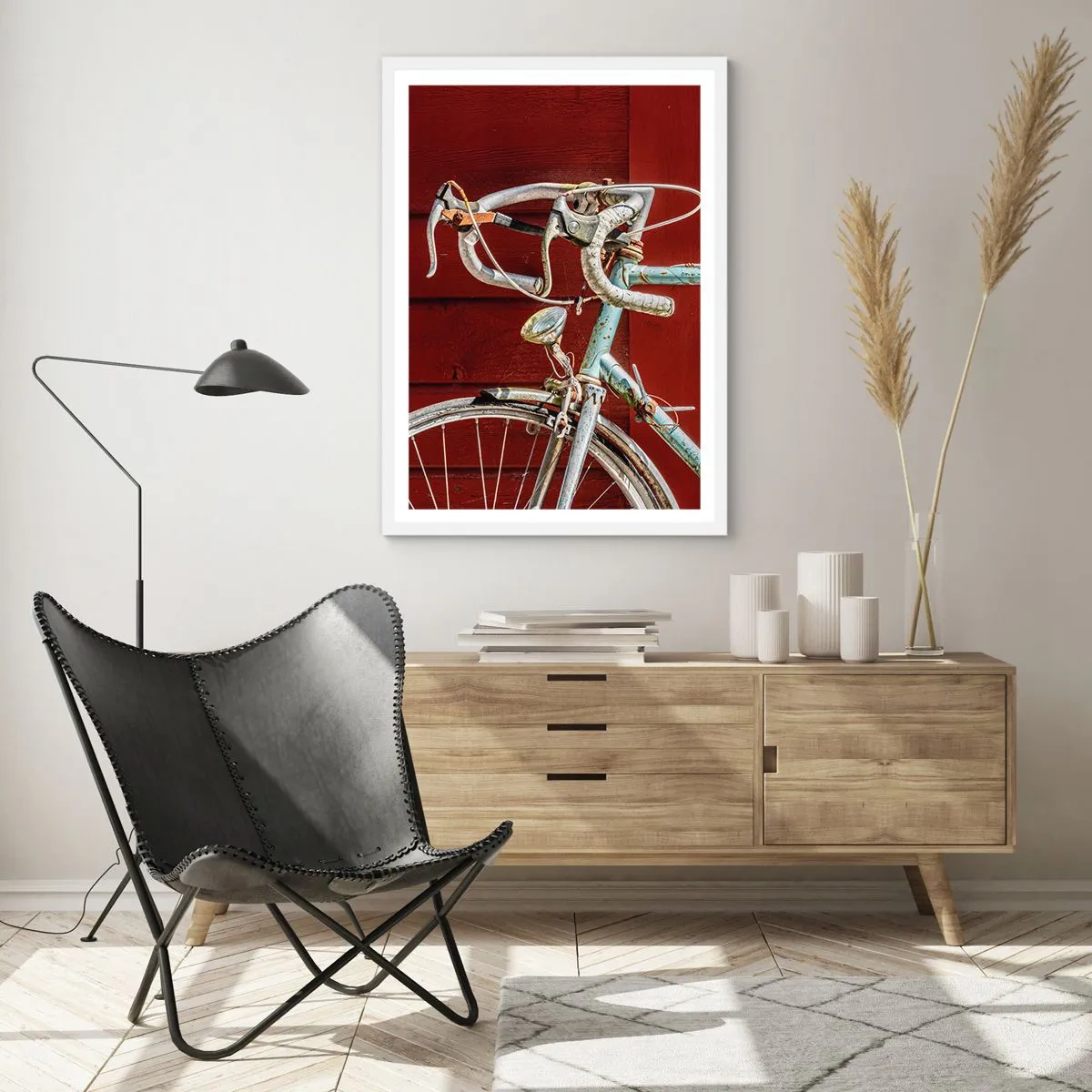 Plagát v bielom ráme - Stvorený pre víťazstvo - 50x70 cm