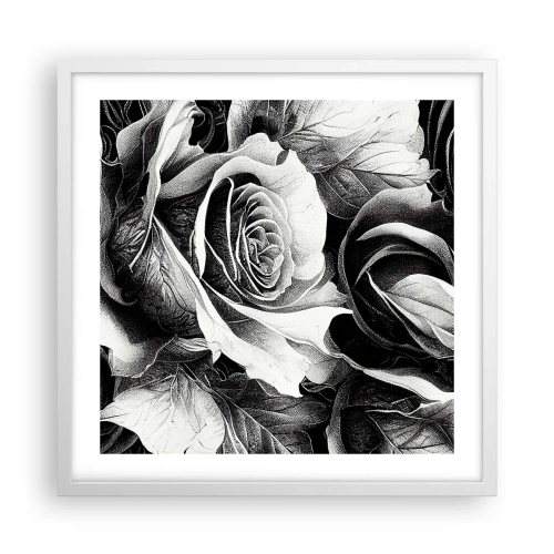 Plagát v bielom ráme - Navždy kráľovná - 50x50 cm