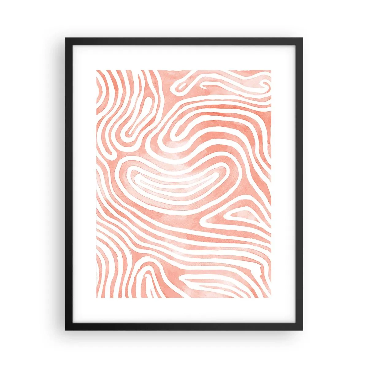 Plagát v čiernom ráme - V koralovom labyrinte - 40x50 cm