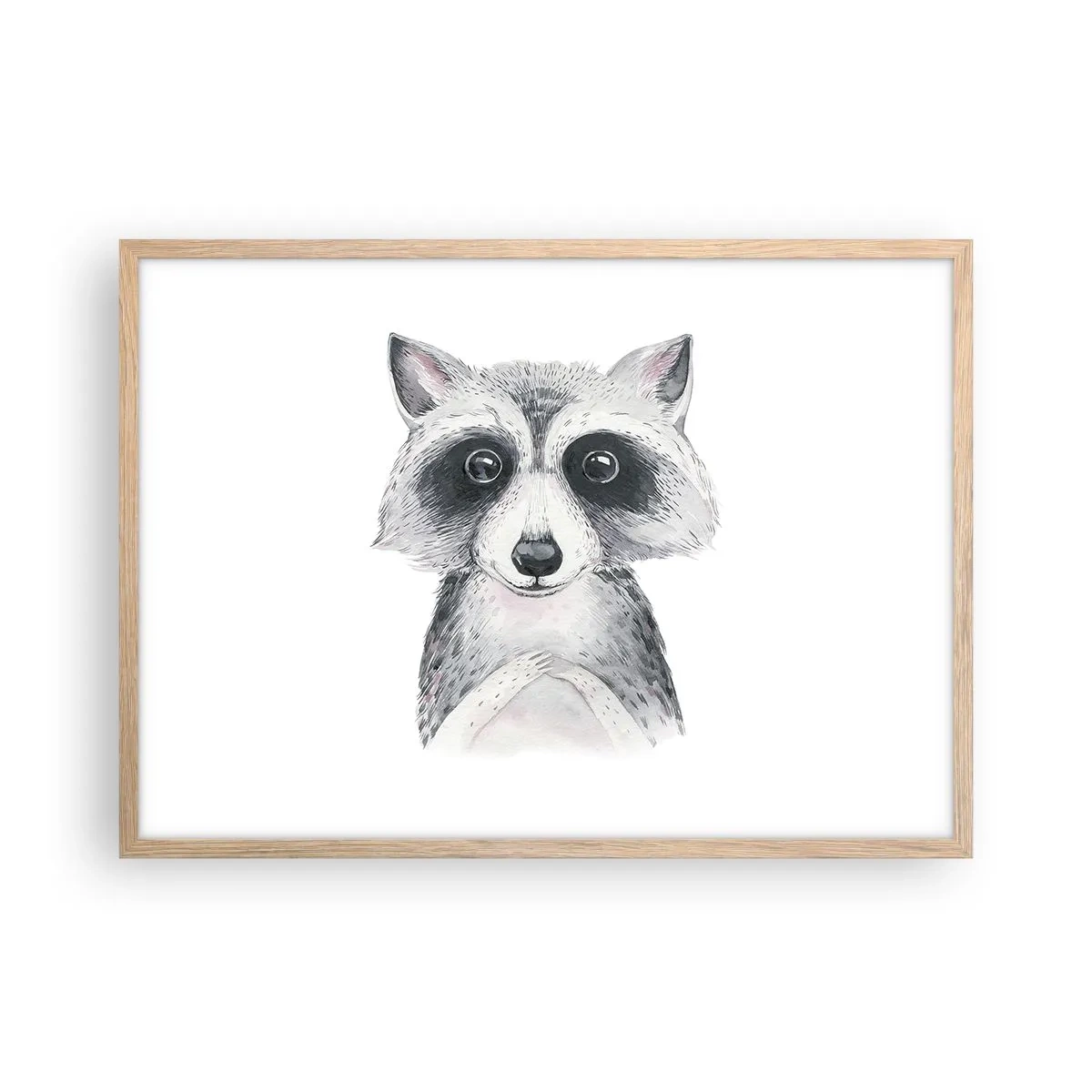 Plagát v ráme zo svetlého duba - Chvíľa dojatia - 70x50 cm