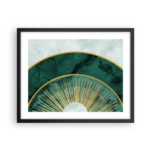 Plagát v čiernom ráme - Iná slnečná sústava - 50x40 cm