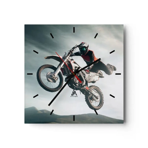 Nástenné hodiny - Nie je zábava bez rizika - 30x30 cm