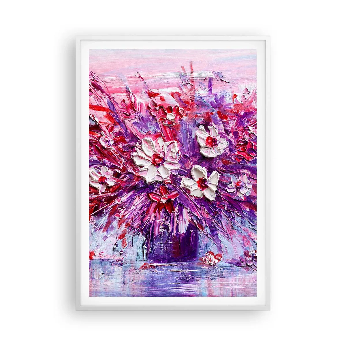 Plagát v bielom ráme - Nevinnosť a vášeň - 70x100 cm