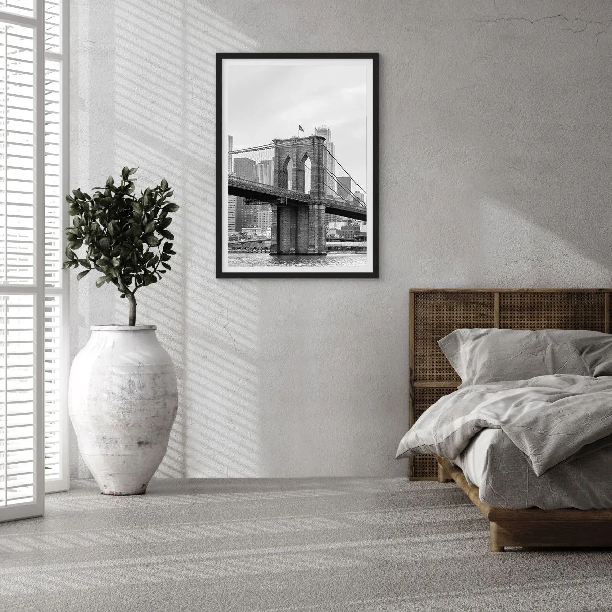 Plagát v čiernom ráme - Newyorské zázraky - 61x91 cm