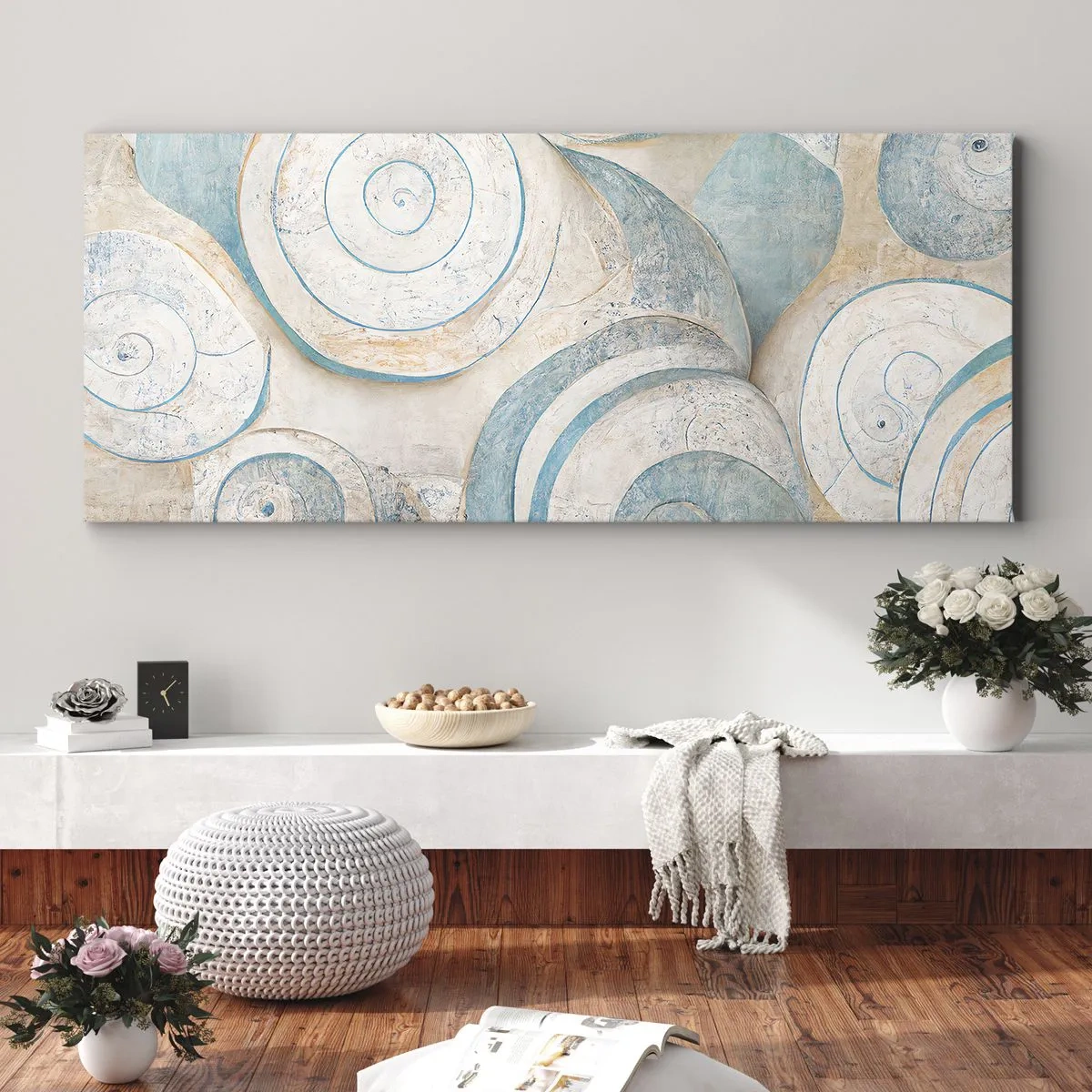 Obraz na plátne - Čo skrýva mušľa? - 100x40 cm