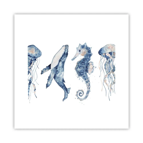 Plagát - Morská divočina - 30x30 cm