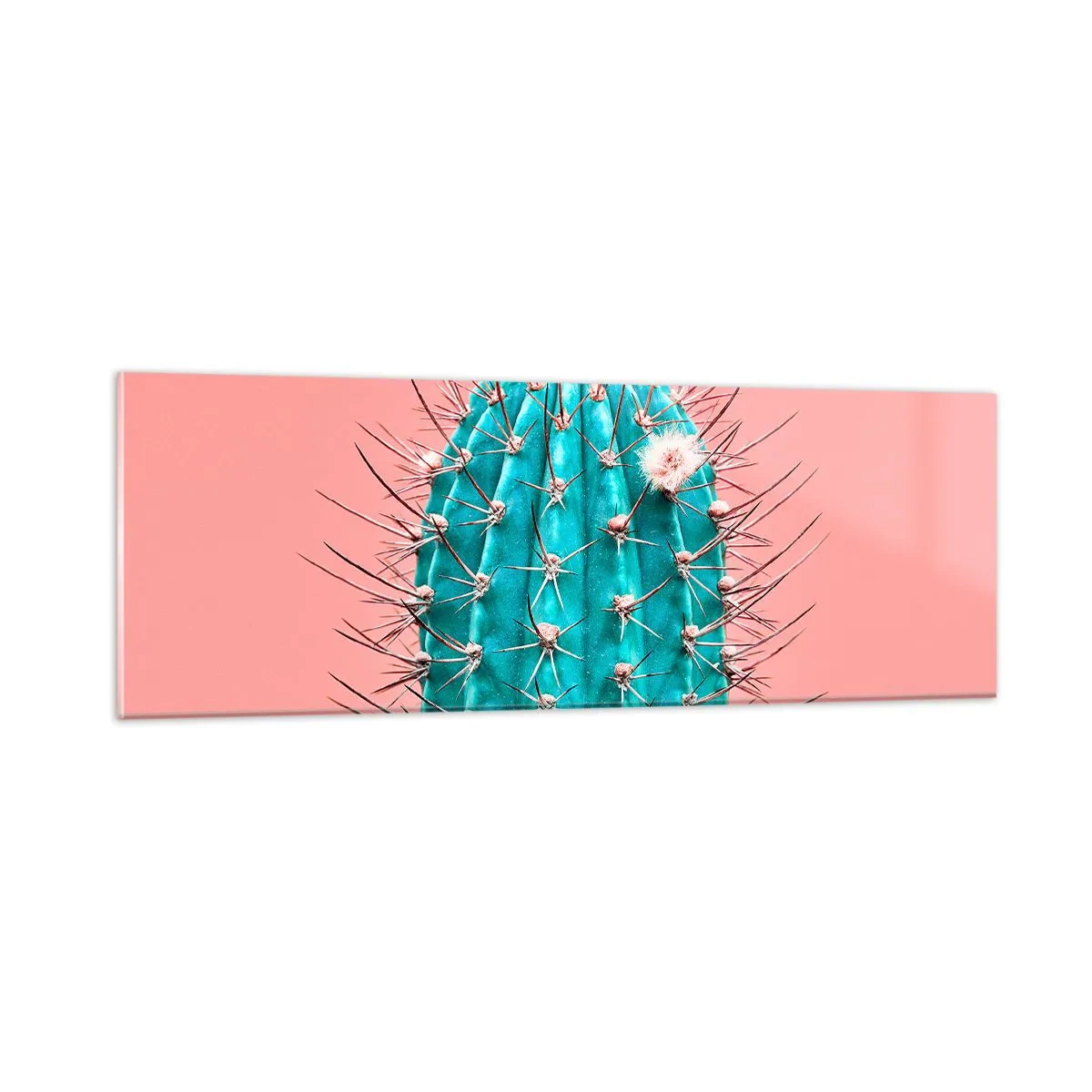 Obraz na skle - Len pozeraj - 90x30 cm