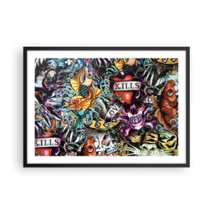 Plagát v čiernom ráme - Sen tatéra - 70x50 cm